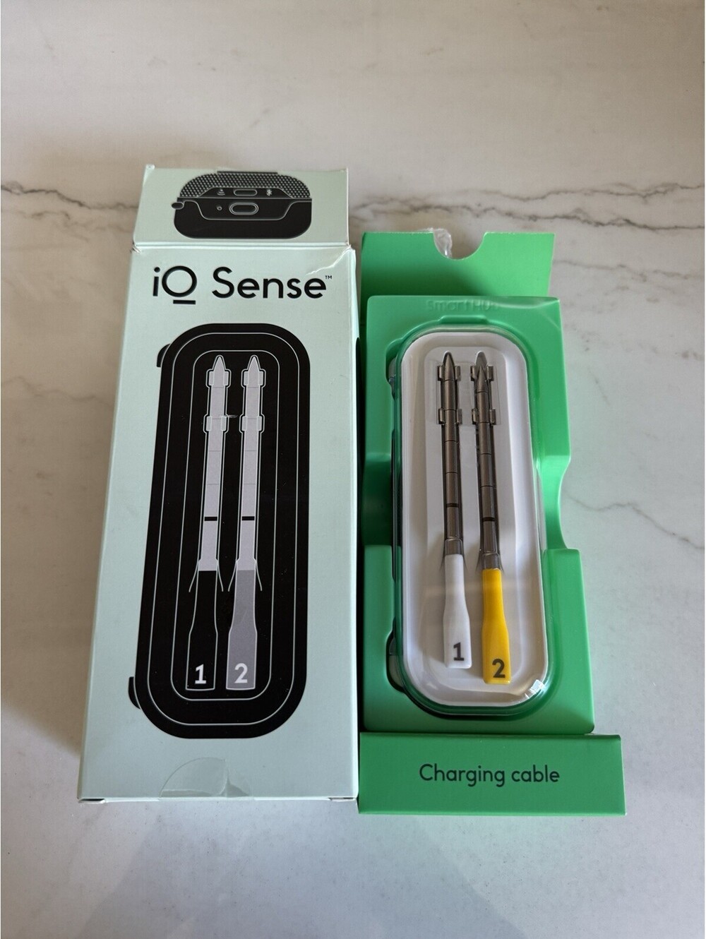 CHEF iQ iQ Sense Smart Wireless Meat Thermometer - 2-Probe Set OPEN BOX READ
